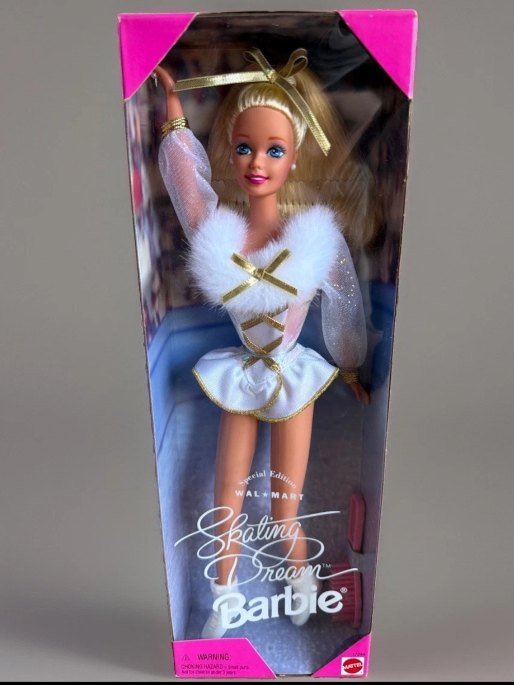 1996 Skating Dream Barbie by Mattel Walmart Special Edition #17244 - Sealed Box